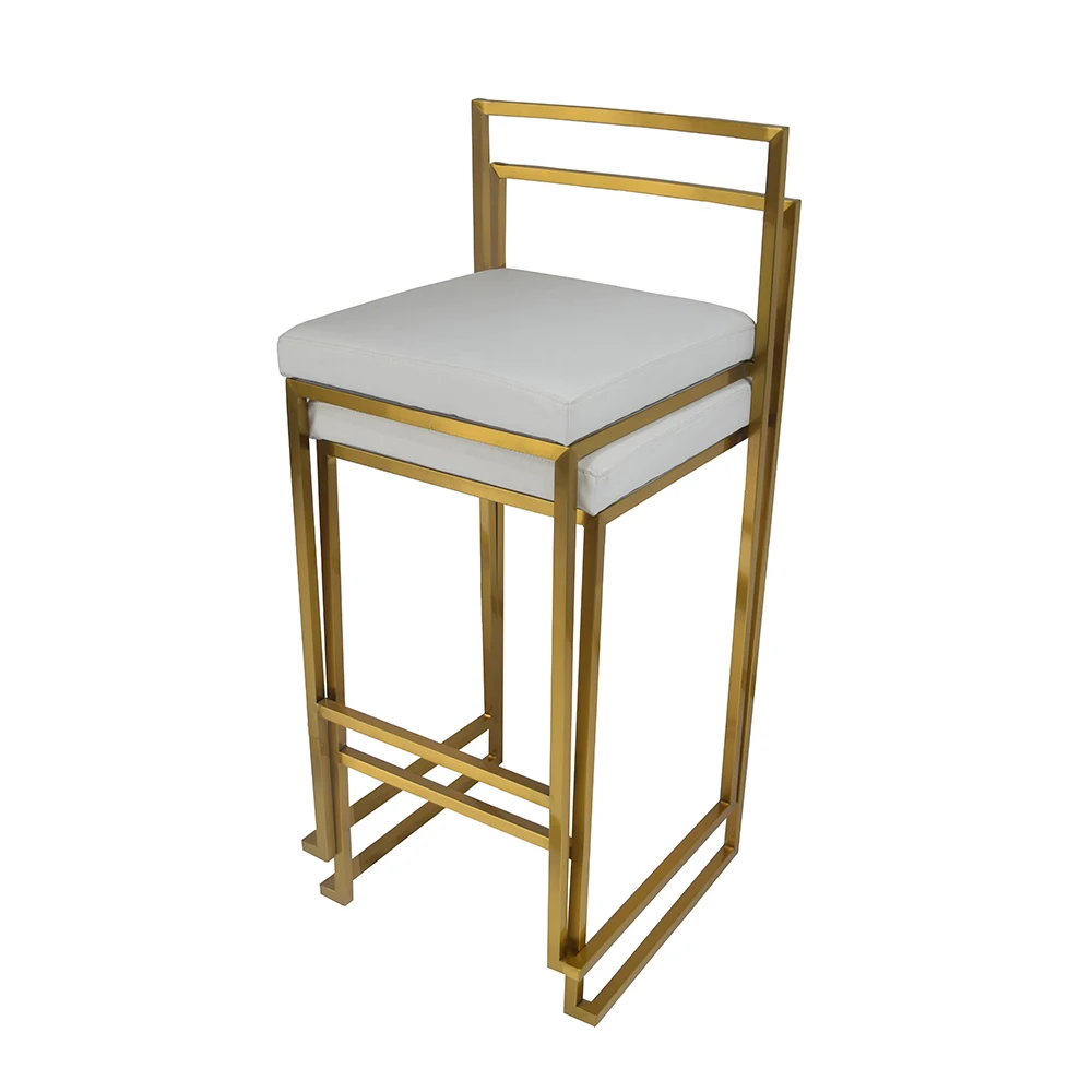 LC44 высокий белый бар промышленный с квадратным основанием для свадьбы