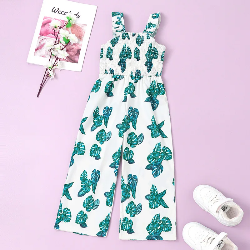 Summer Stylish Comfortable Little Girl Cute Polka Dot Ruffles Kids Romper Children Clothes Girls Suspender Jumpsuit