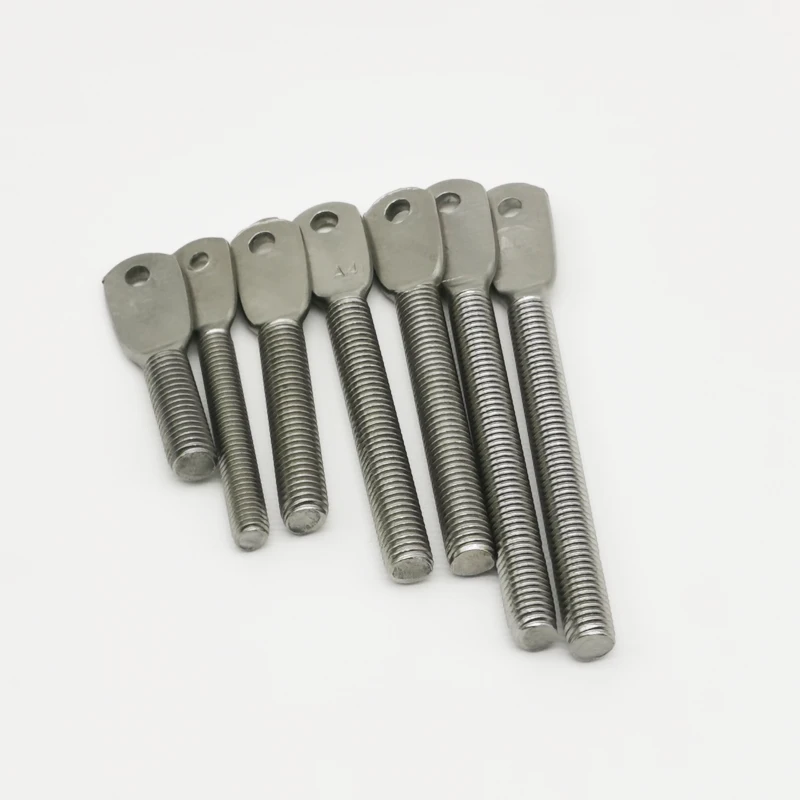 Chinese provider cnc machining cnc turning stainless steel flat head long threaded bolt