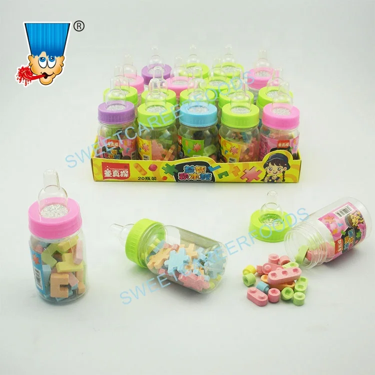 Соска бутылка смешанные формы строительный блок декстроза Прессованные Конфеты