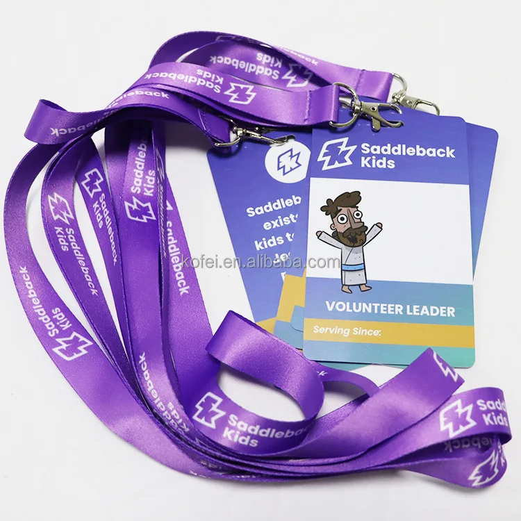 Kofei 2024 Sublimation Lanyards High Quality OEM Lanyard With Your Own Logo No Minimum Order Custom Printed Lanyard With Card