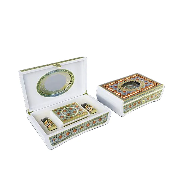 Factory Wholesale Custom Packing Box Mdf Perfume Wooden Boxes With Oil Bottle Slots