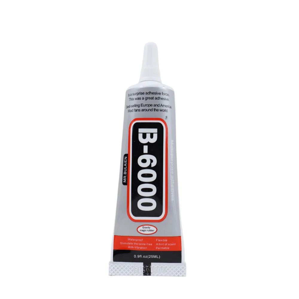 Bulaien B6000 25ML Transparent Multipurpose DIY Liquid Glue for Phone Repair Jewelry Glass With Needle