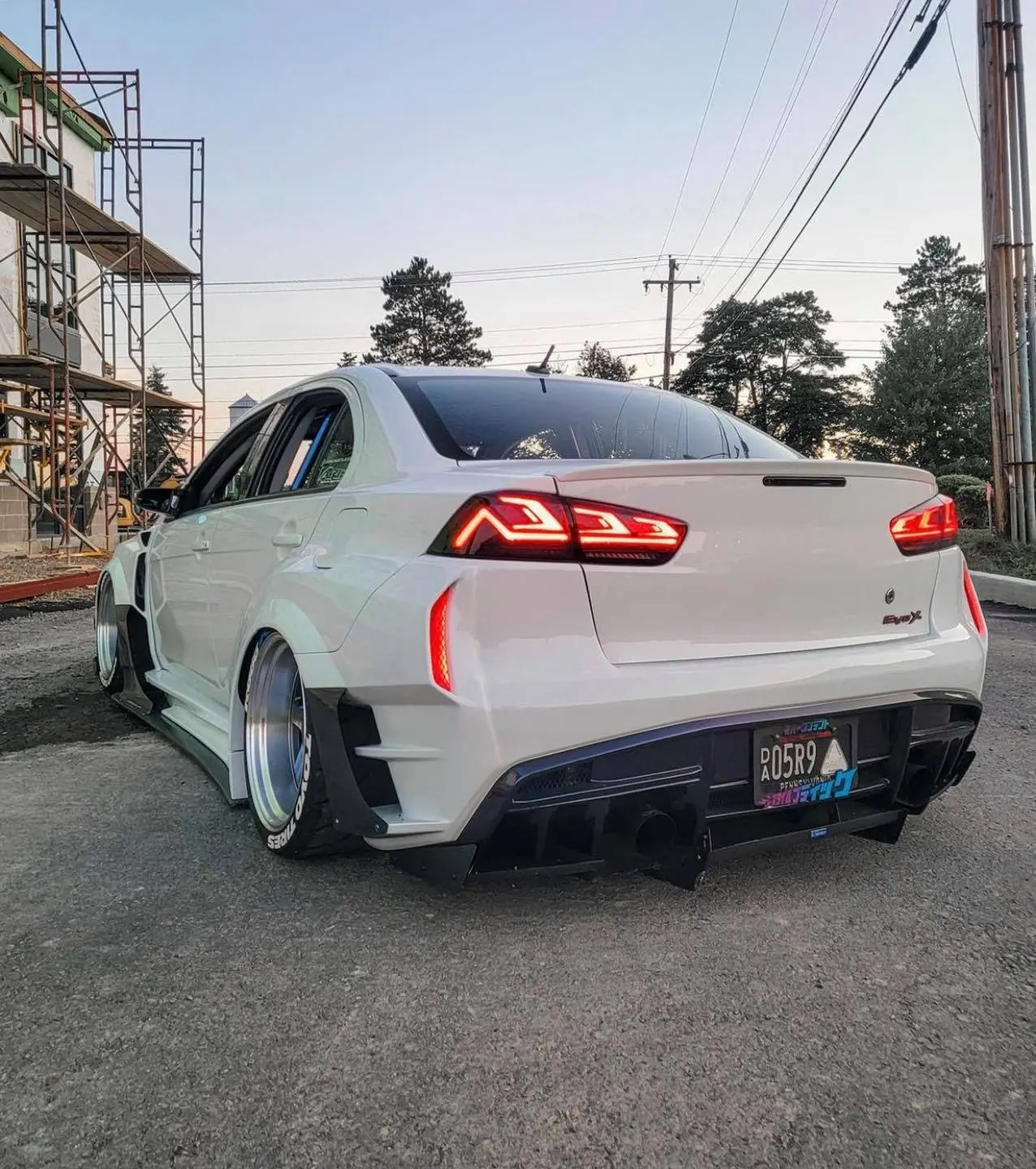 Vland Factory Wholesale Led Taillights 2008-2018 Lancer EX With Sequential Turn Auto Lamps Tail Lights For Mitsubishi Lancer EX