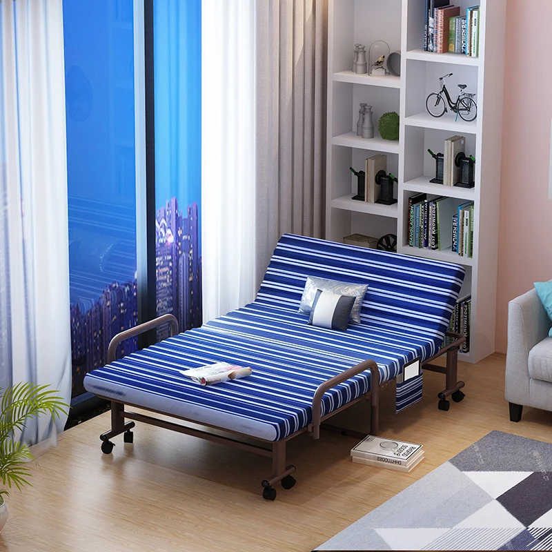 Home furniture office nap single double deck chair adult escort marching adult living room sofa dormitory folding the bedbed