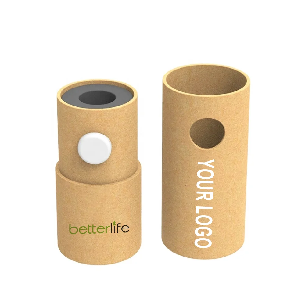 New Design Cosmetic Jar Lip Balm Custom Printed Cardboard Round Eco Cylinder Child Paper Cartridge Tube