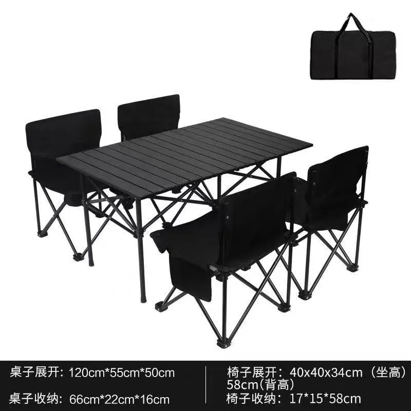 Outdoor Furniture Outdoor Portable Furniture Light Carbon Steel Table and Chair Set Camping and Garden For Outdoor Activities