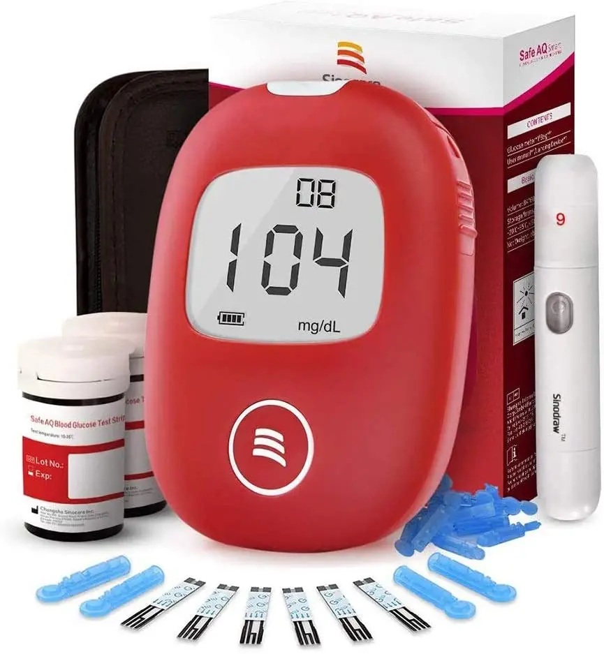  Умный глюкометр SINOCARE Safe AQ с 50 тест-полосками и
