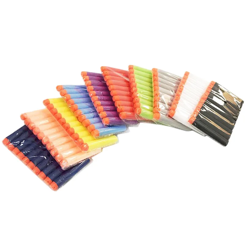 
7.2*1.3 CM EVA Soft Blaster Darts Bullets Dark Blue EVA foam bullet outdoor toy bullet 