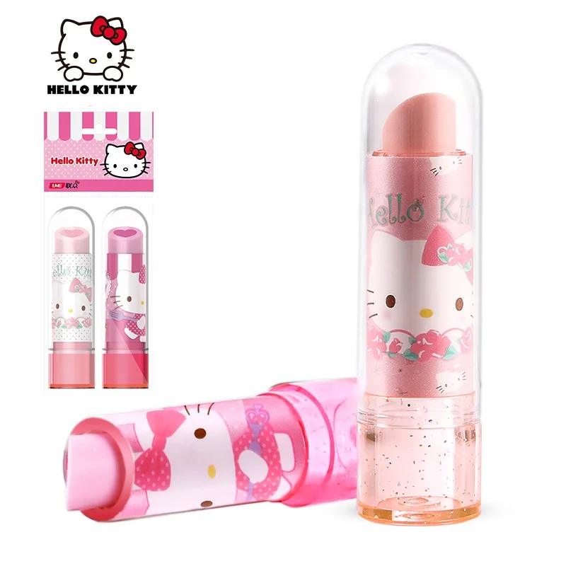 HELLO KITTY LIPSTICK SHAPE ERASER pencil earser set / kids dry erase