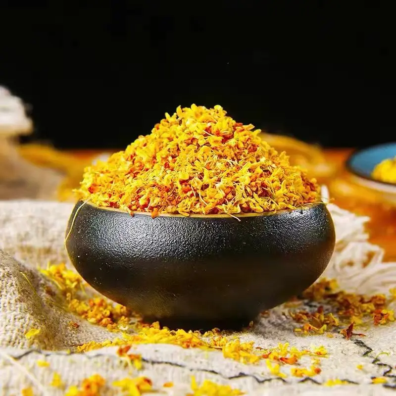 HUARAN factory supply osmanthus fragrans flowers tea dried flower tea high quality dried osmanthus fragrans flowers tea