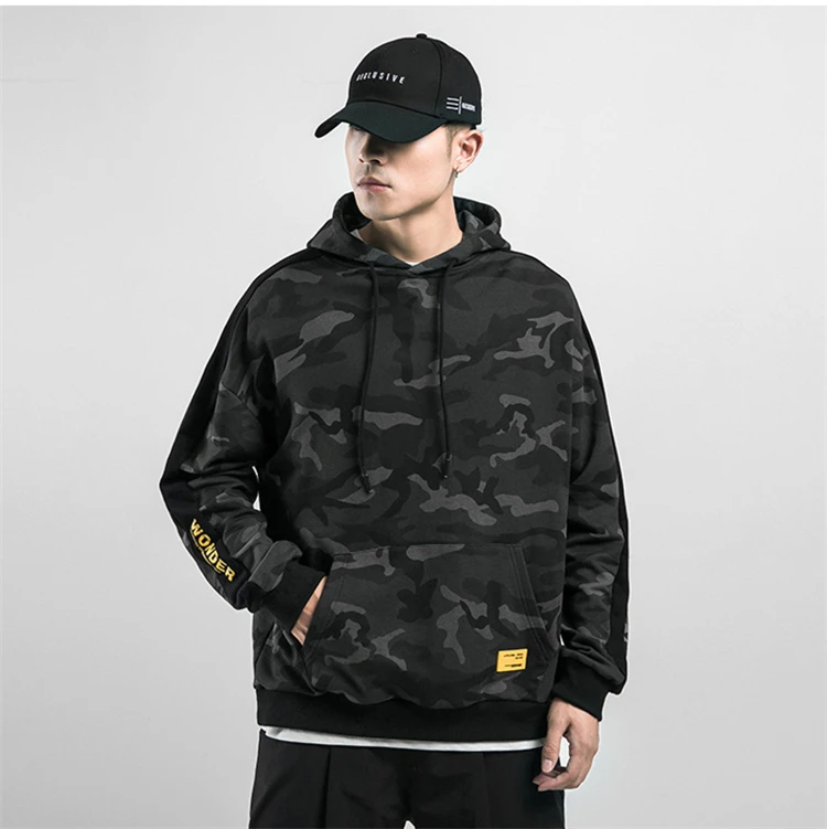 2024  High quality custom plain fitted camouflage hoodies men sports hoddies for menHoodies can be customized