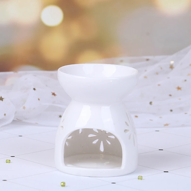 Tealight Candle Wax Melt Warmer Spa Aroma Ceramic Oil Burner Porcelain Essential Oil Burners
