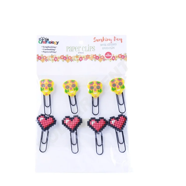 Factory Price custom shape soft pvc decorative large paper clip