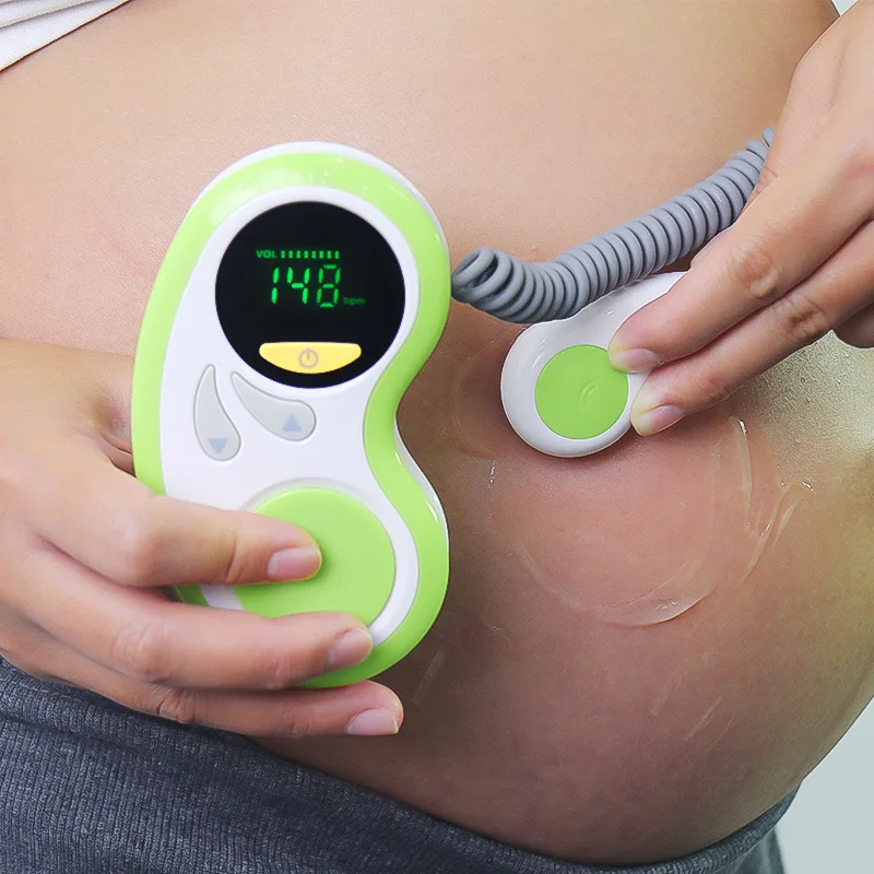 Yonker doppler fetal portatil baby heart rate monitor ultrasonic pocket fetal doppler pregnancy heartbeat monitor