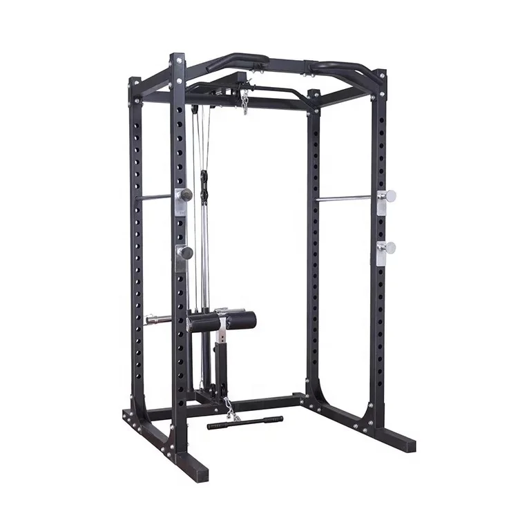 Linefar Fitness Multifunctional Squat Power Rack Frame Fitness Power Cage Training Equipment