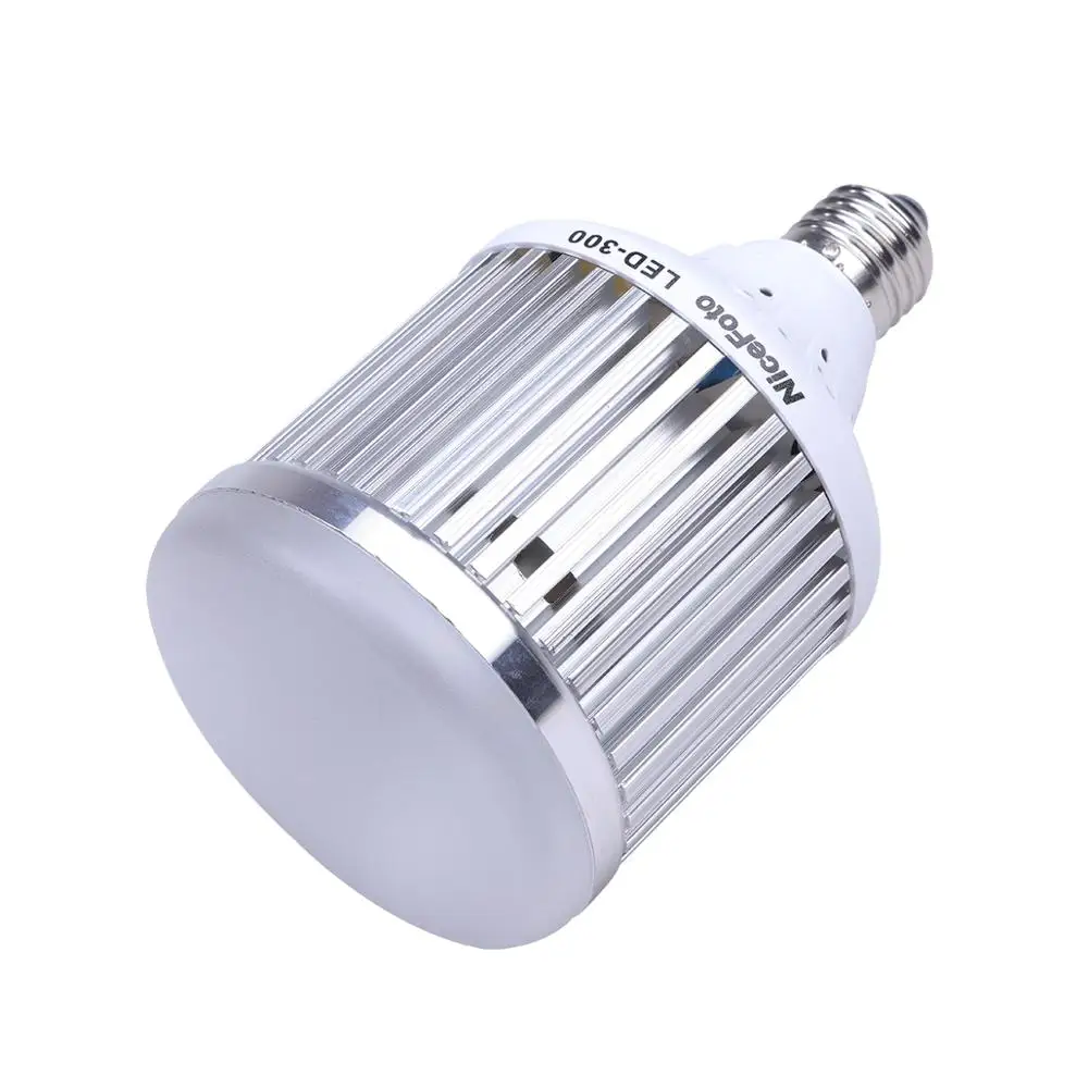 NiceFoto LED-300 30W LED video light with 5500K CRI 95 High quality aluminum material For camera Photography