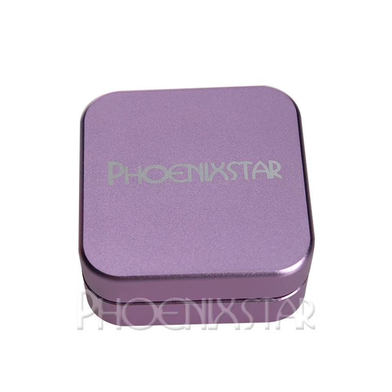 PHOENIXSTAR Square 55mm 2part Herb Grinder High-Quality Magnet Work Herbal Smoke Grinder Aluminum Herbal Grinder Crusher