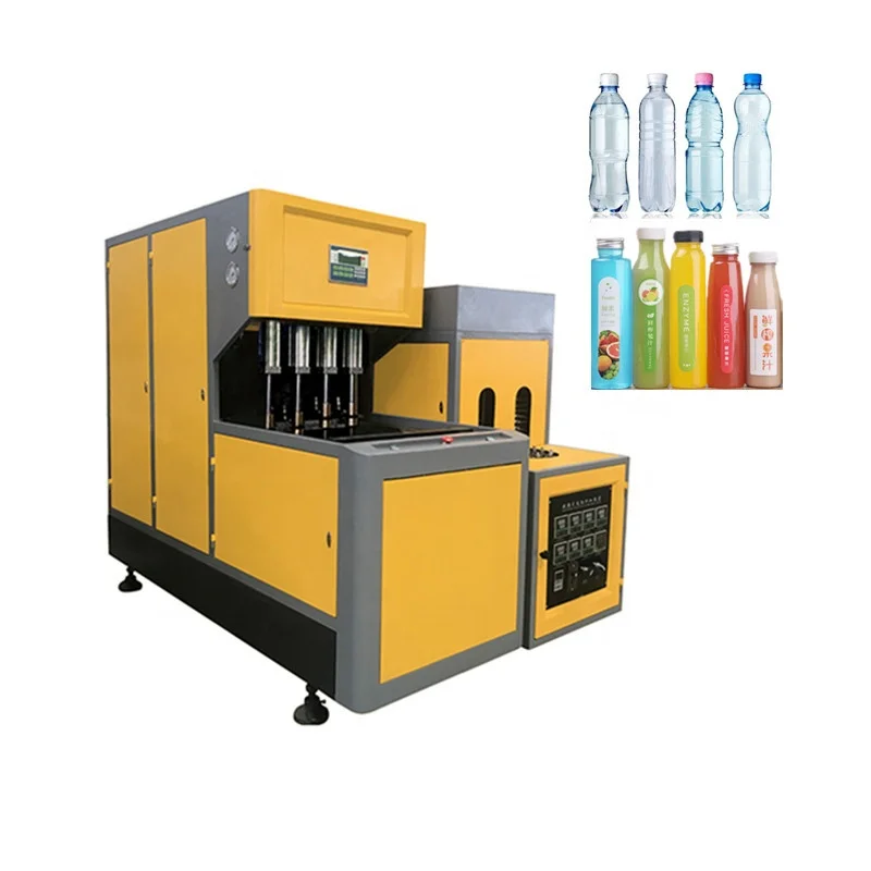 Factory price 2cav 4 cavity plastic pet full fully automatic water bottle making stretch blow molding moulding machine for pet