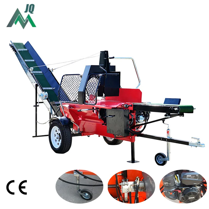 30ton gasoline skid steer attachment circular saw firewood processor heavy-duty for sale