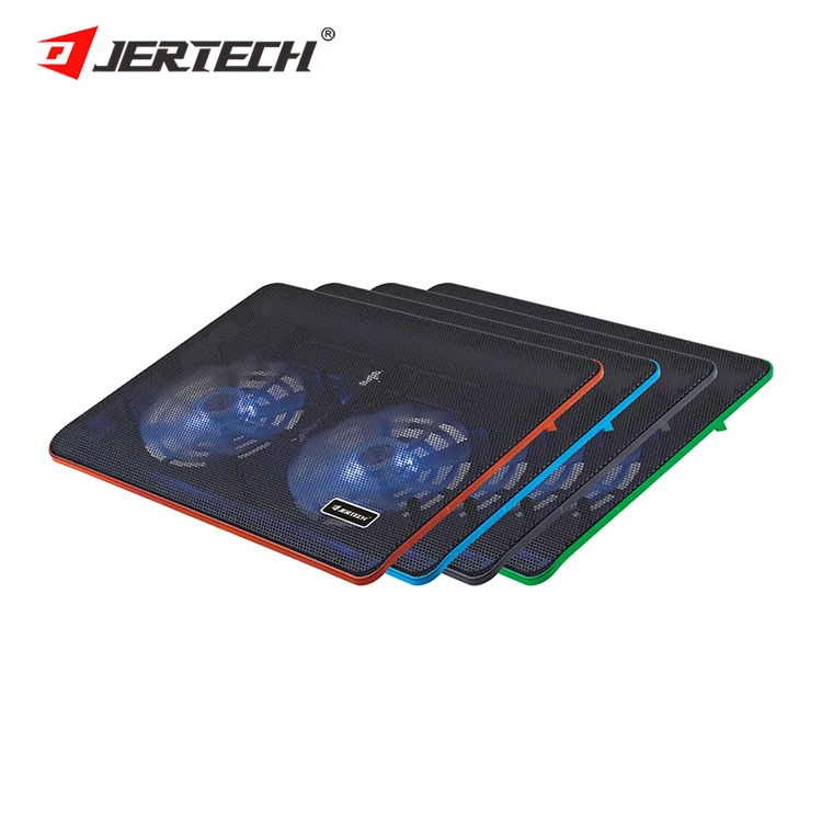 Охлаждающая подставка для ноутбука JERTECH KL330 Rgb 2 вентилятора эргономичный комфортный кулер легкая Подставка-кулер