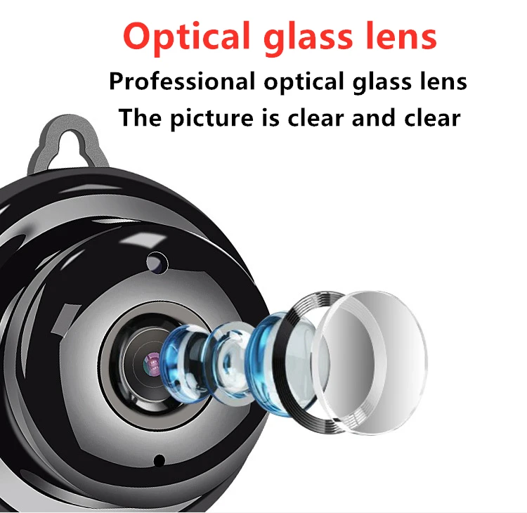 Mini WiFi Wireless 360EyeS Invisible CCTV IP 720P Video Alarm Night Vision Full HD Hidden Camera