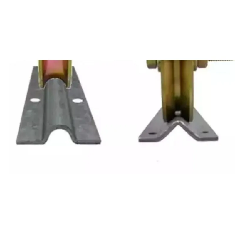Bolt Down Galvanized Metal Ground Track U or V Sliding Gate Bottom Floor Guide Rail