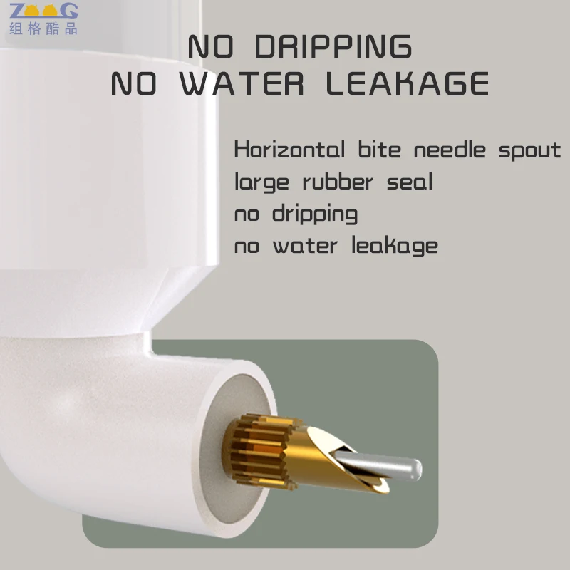 Pet drinking cups water bottle fountain for Chicken Parrots Rats Chinchillas Hedgehogs Gerbils