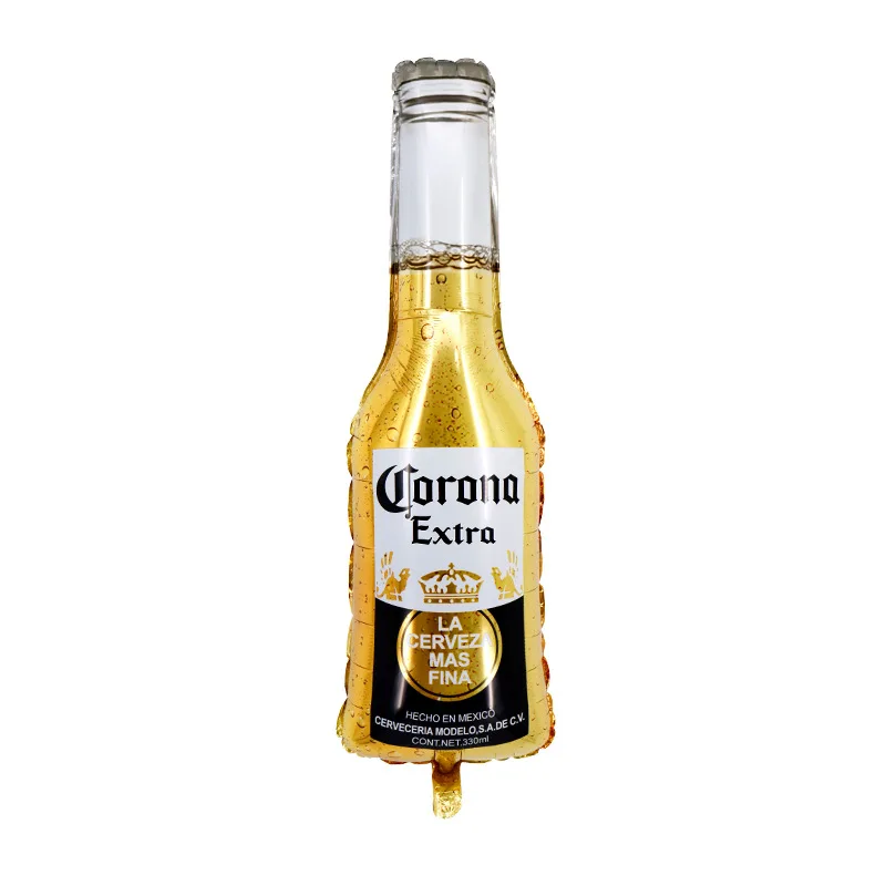 Wholesale Corona Heine ken Beer Bottle Aluminum Film Balloon Happy Birthday Party Decoration Toy Wedding Event Supplies Globos