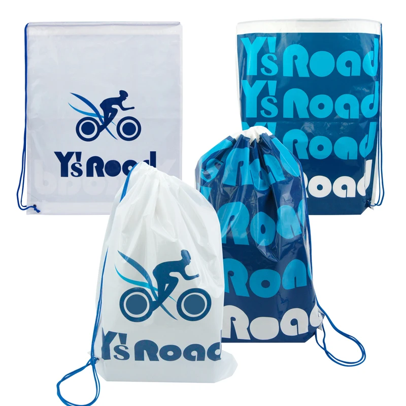 Drawstring Backpack Bags Custom Logo Polyester Drawstring Gift Bag Sports Bag For Gym Traveling