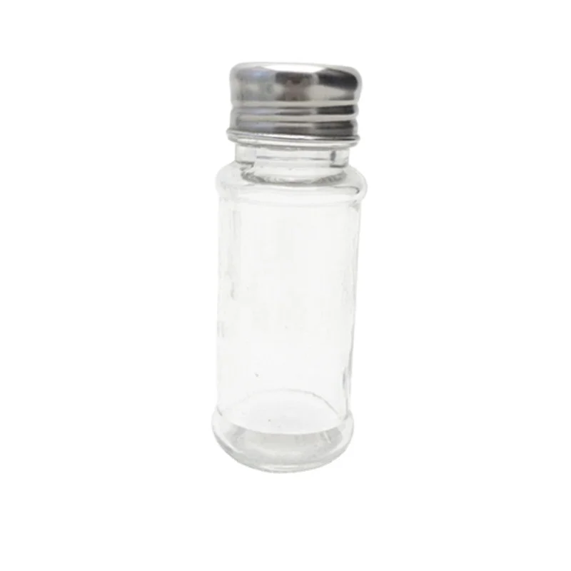 shanghai factory direct 68 ml Salt and Pepper round spice jar cruet container pour Shaker with flip top