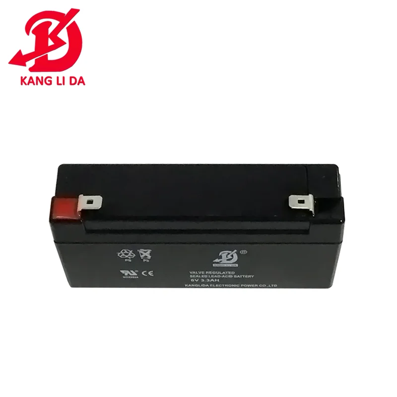 6v 3.3ah storage lead acid battery 3.3ah alarm UPS battery