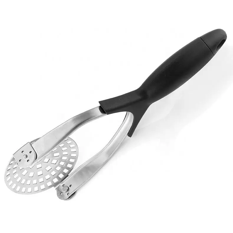 Kitchen gadget stainless steel potato presser