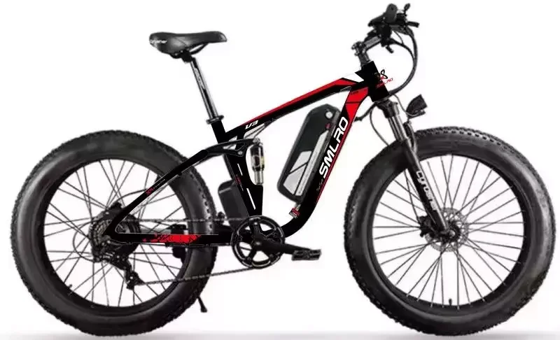 Popular Model Electric Mountain Bike 8V 500W 1000W 7 Speed Ebike Fort Suspension Electric Bicycle