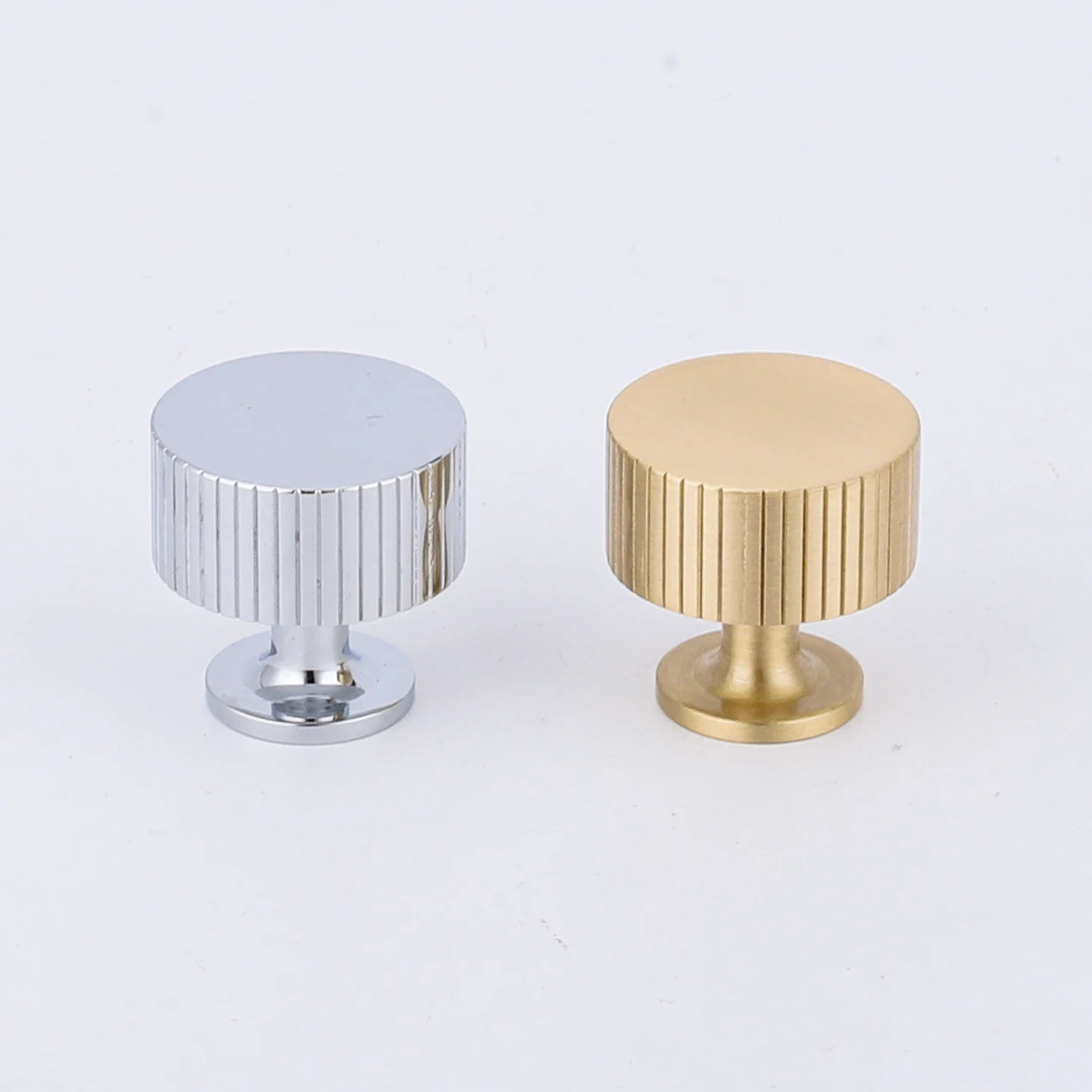 2022 New Design Handle Kitchen Knurled Gold Cabinet Pulls Drawer Pulls Brass Furniture Handle Cabinet Knobs