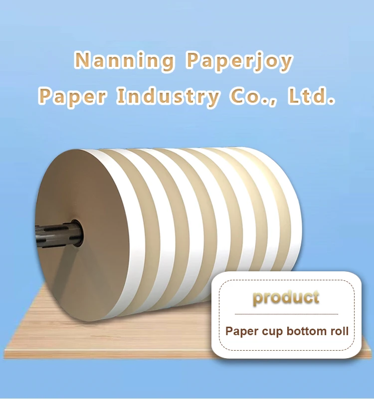 Waterproof Craft Paper Cup with PE Coating Virgin Wood Pulp Material Fan Bottom Roll Design Tea Cup Raw Material Manufacturers