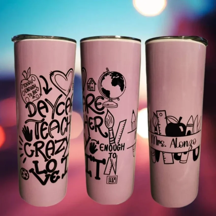 16oz Custom UV DTF Cup Wrap Design Eco Solvent Transfers for Mugs Coffee Cups Tumblers
