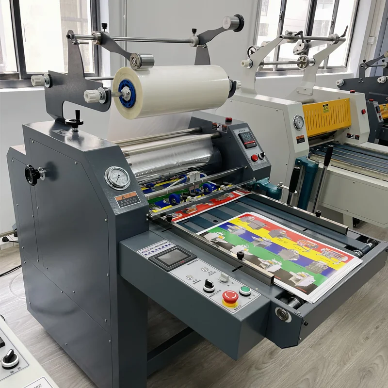 SG-500B most popular machine in China 490mm width hydraulic laminating machine with fast speed