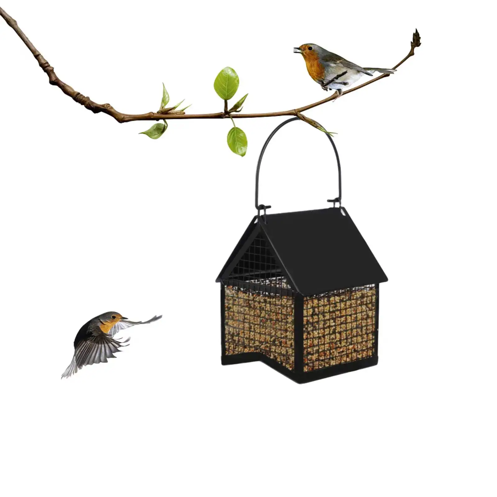 Bird Feeder Outdoor Rain proof house type bird feeder