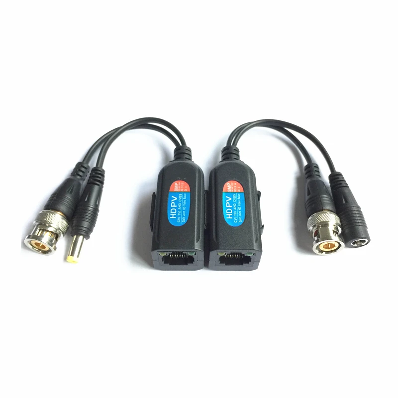 8MP CCTV пассивный коаксиальный UTP-кабель для камеры видеонаблюдения Balun Transceiver
