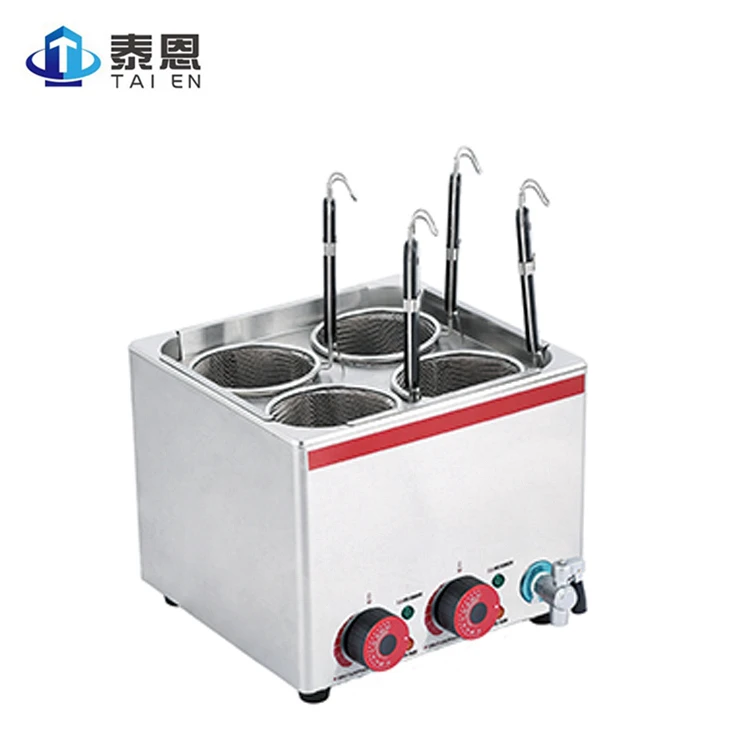 
Professional Stainless Steel Counter Top Cooking Equipment 2 Basket Commercial Industrial Gas Pasta Cooker /Noodle Boiling Stove 