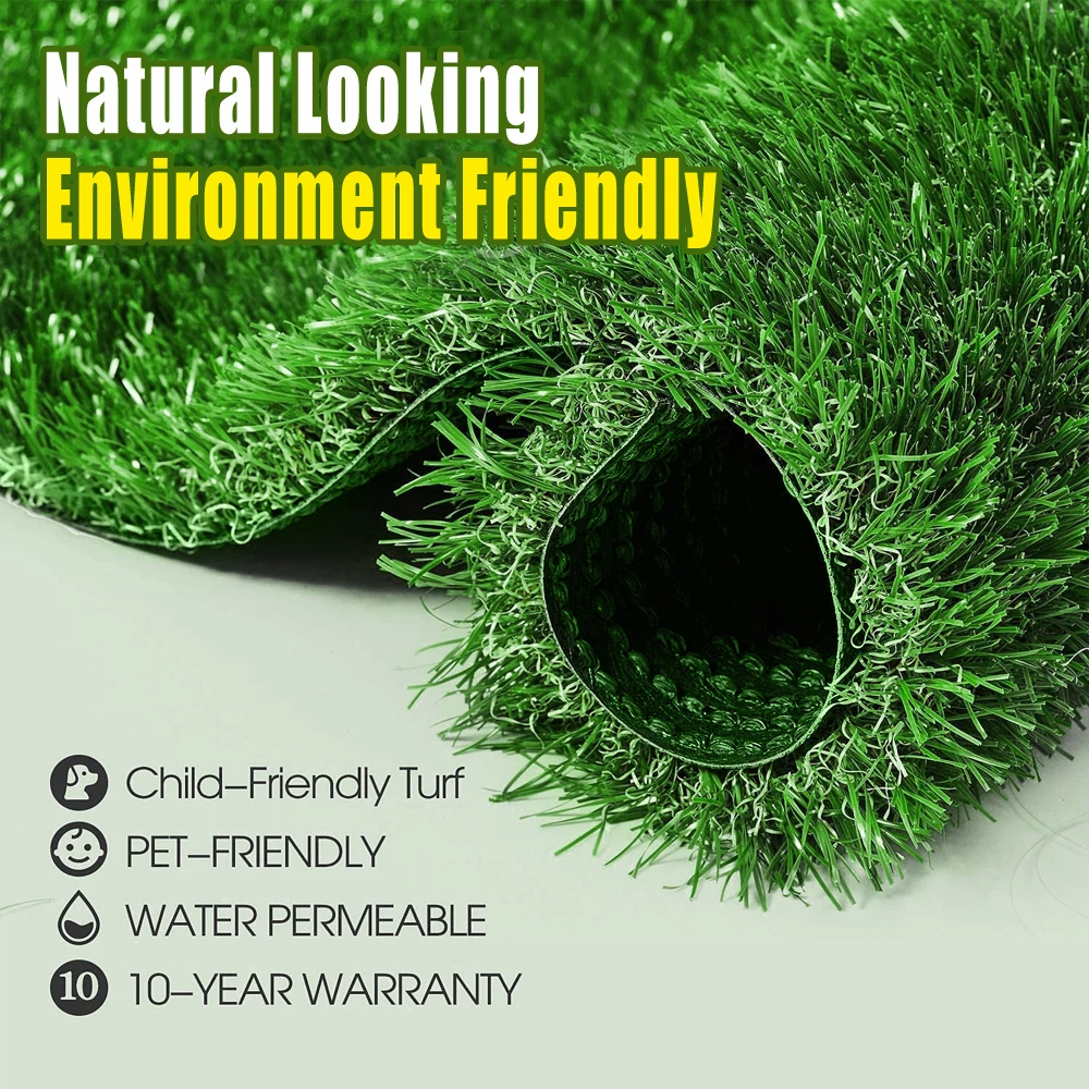 HH Wholesale 20mm Pile Height Synthetic Grass Balcony Flooring and Wedding Decor for Artificial Landscaping