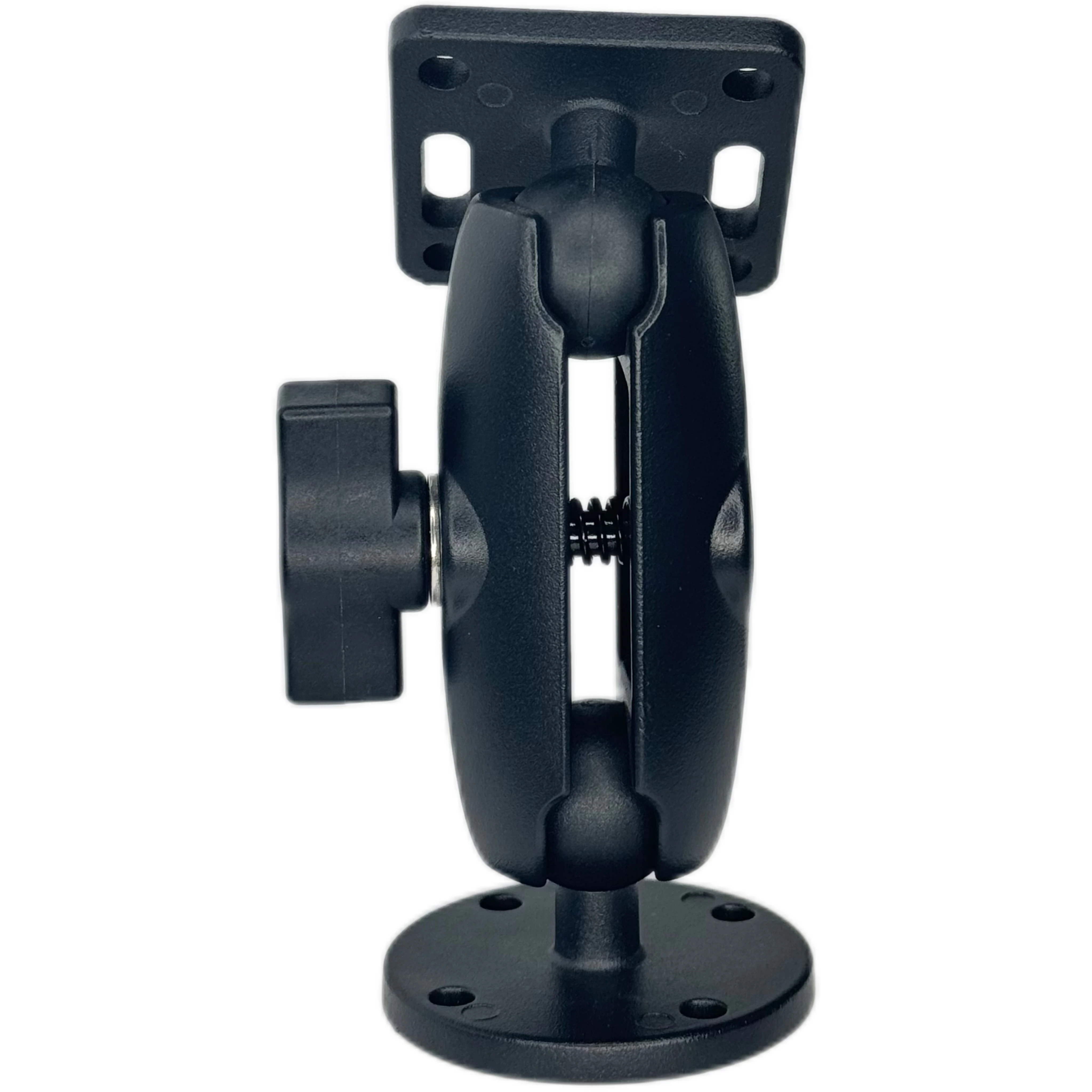 3.54' Medium Arm with Round Plates/Square Plates/Diamond Plates/Rectangular base for Drill-down Forklift Mounting