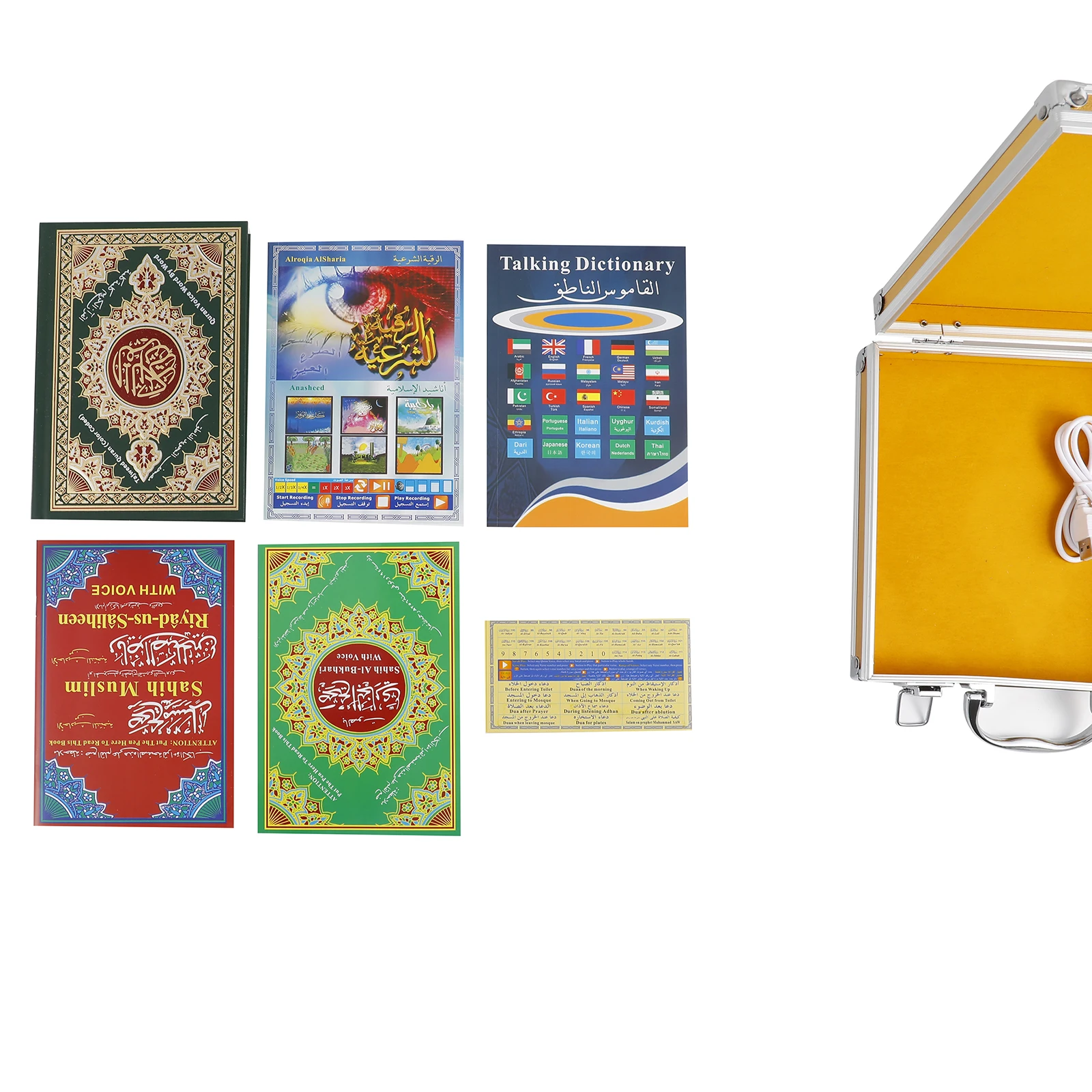 Smart Islamic Muslim Al Quran Book  Learning Speaking Talking Pen With Bangla Urdu Somali  M10  16GB