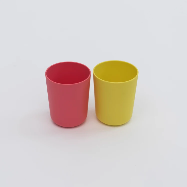 100% Biodegradable Eco Friendly Bamboo Fiber Reusable natural pla drinking cup wholesale