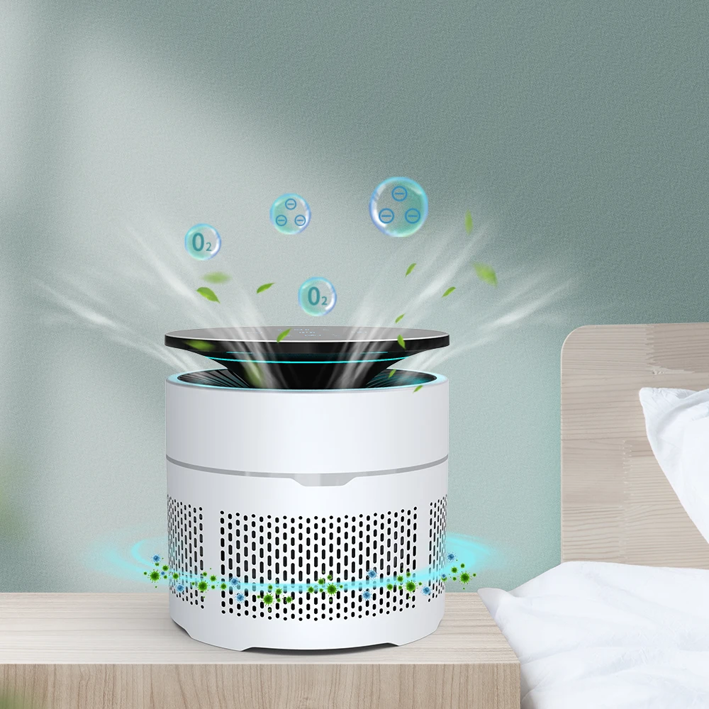 Capture 99.99% Dust Allergens Hepa Filter Carbon Filter Desktop Baby Room Smart Household Air Purifiers