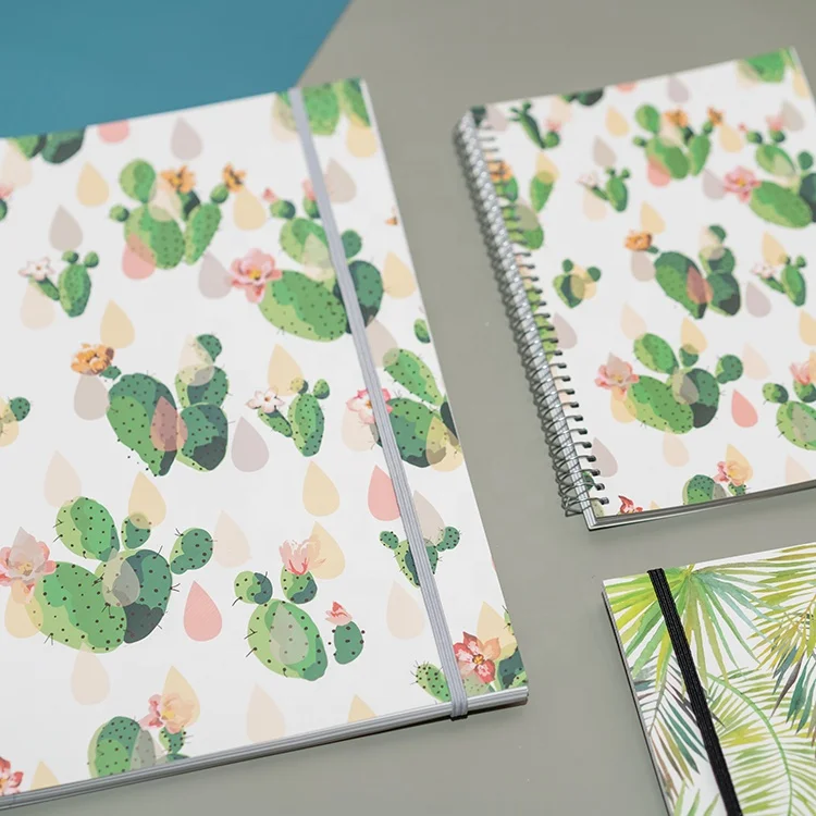 Customize Cheap Bulk A5 Wire Spiral Bound Hardcover Printing Notebook