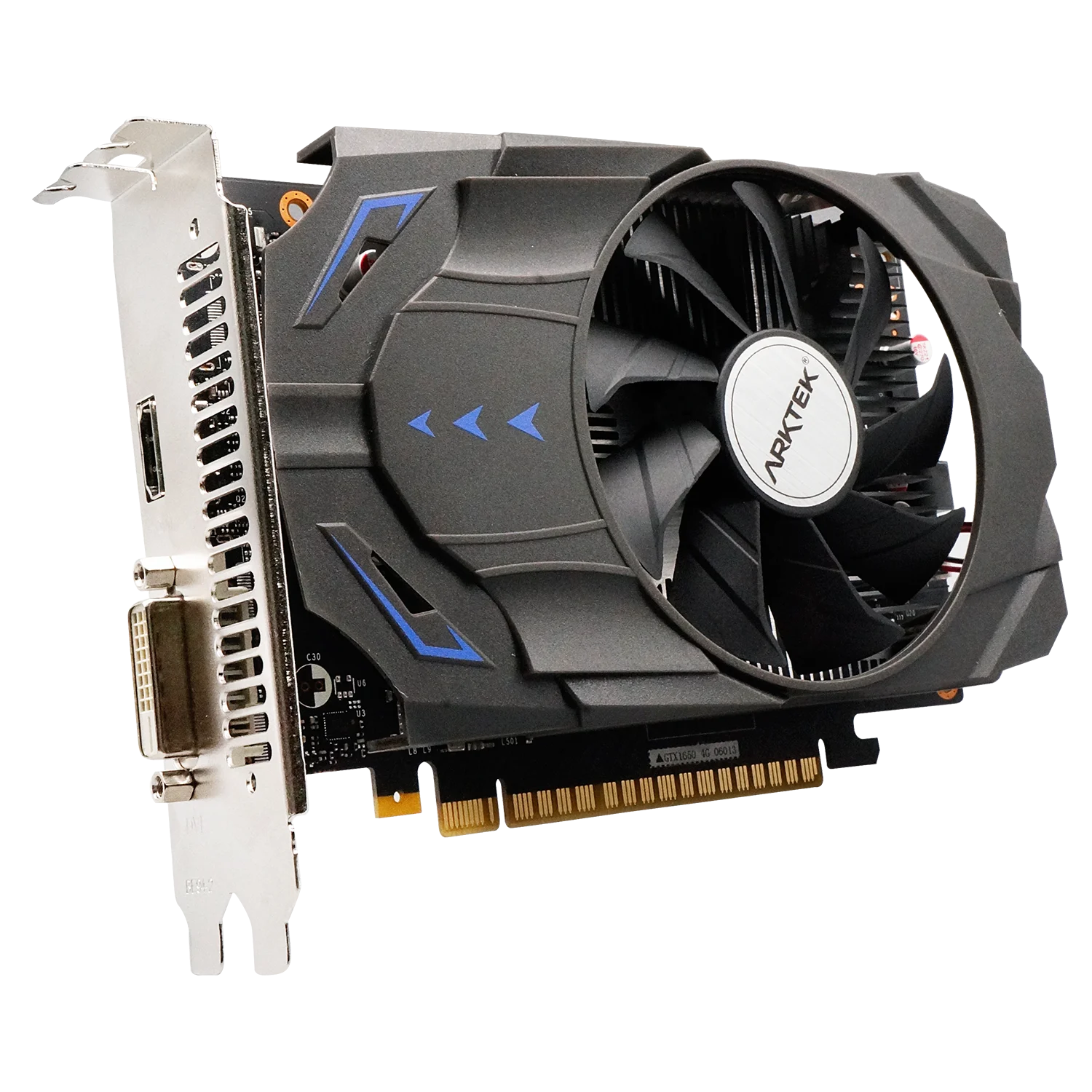 GTX1650 GDDR6 4 gb 128-Bit best gaming graphics card single fan