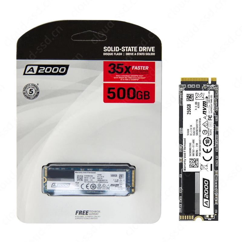 Wholesale high quality PCIe M.2 2280 SSD SATA III 6 Gb/s Internal  250G 500G 1TB m.2 ssd