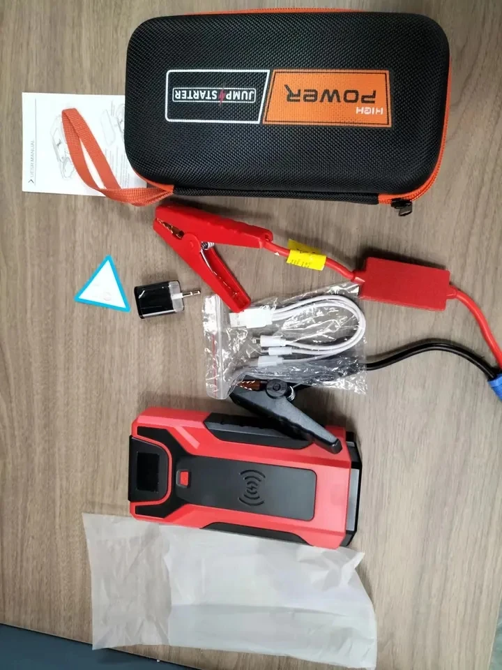 Portable Charger Starting Device Emergency Tool Multi-function Battery Portable 12v 24v Car Jump Starter With Lcd Screen